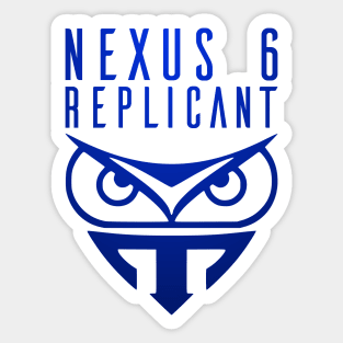 Unofficial Blade Runner Nexus 6 Replicant Sticker